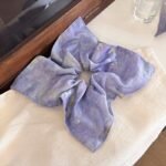 Purple Scarf Scrunchie
