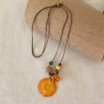 Orange Slice Necklace